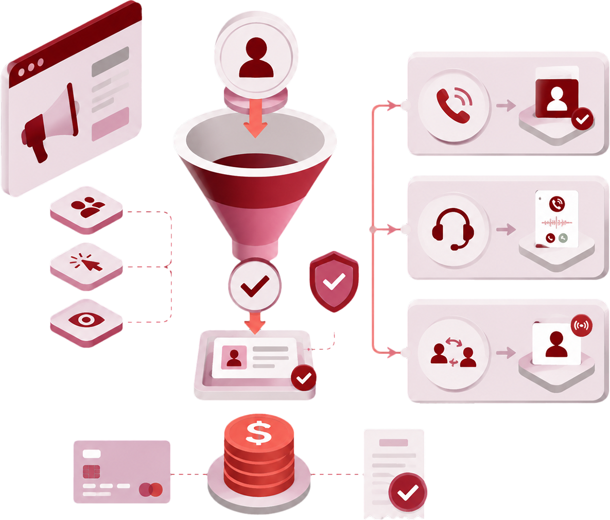 Performance marketing team presenting analytics dashboard